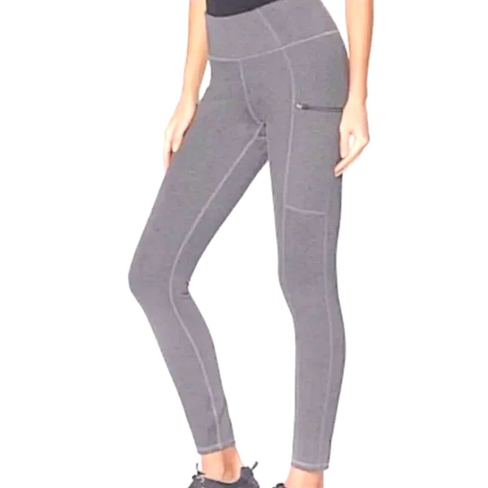 Copper‎ Fit Women's Light Heather Gray Live Limitless Yoga Leggings Size L/G